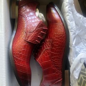 Alberto Fellini men’s reptile dress shoes